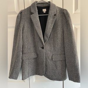 A New Day Women’s Ruffle Shoulder Oversized Blazer